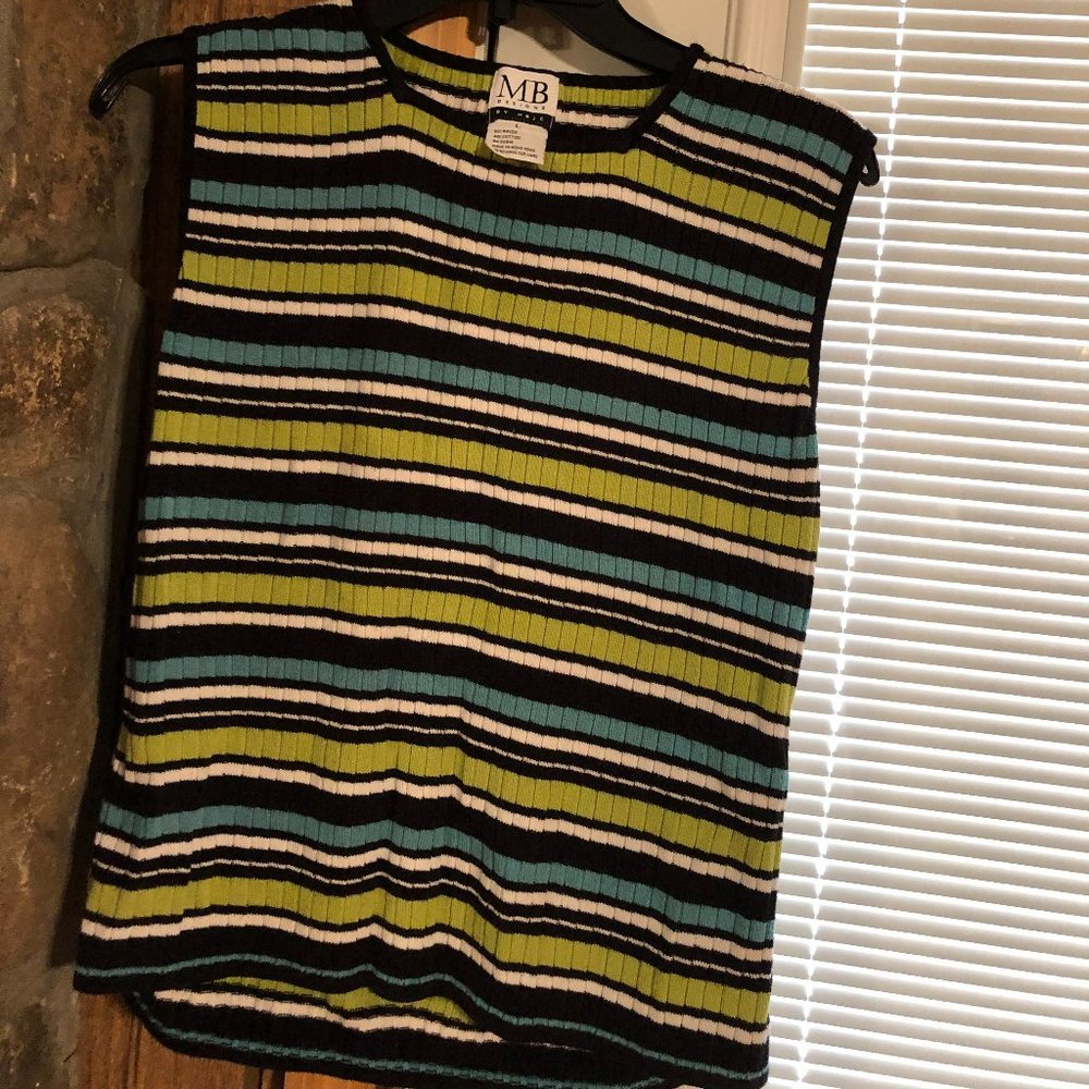 Women's MB Designs Sweater Tank-Top Size L